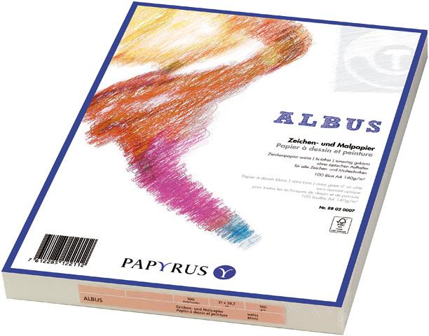 Produktbild Papyrus Albus (A4, Blanko, Weicher Einband)