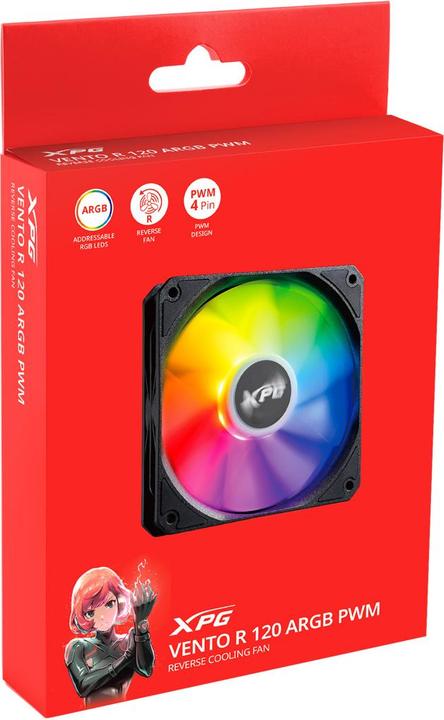 Produktbild XPG Lüfter VENTO R 120 ARGB Fan (120 mm, 1 x)