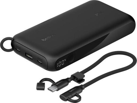 Produktbild Belkin Powerbank 20.000mAh schw. Display PD 20W USB-C BPB028hqBK (20000 mAh)