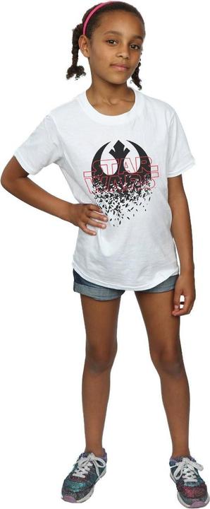 Produktbild Star Wars The Last Jedi Shattered Emblem TShirt Mädchen (152, 158)