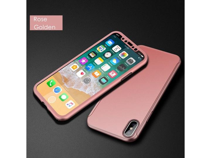 Actual product image Floveme 360 degree bulletproof glass case iPhone XS all-round protection (1 Piece, Apple iPhone XS)