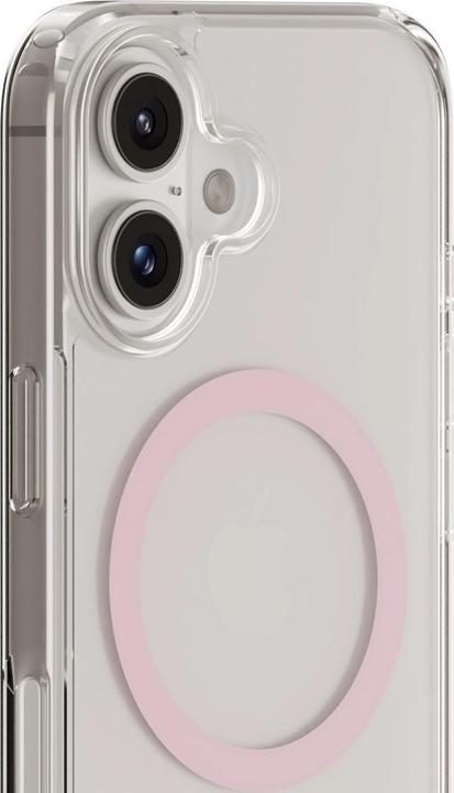 Immagine prodotto Holdit Custodia MagSafe per iPhone 16 rosa/trasparente (Apple iPhone 16)