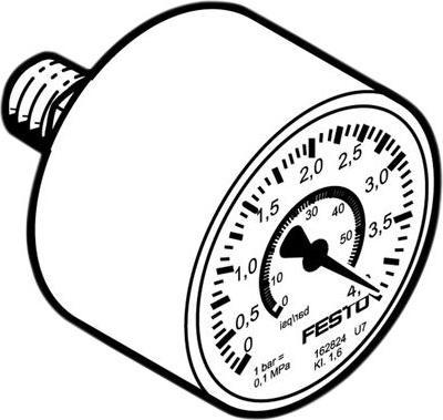 Produktbild Festo MAP-40-4-1/8-EN 162842 Präzisionsmanometer