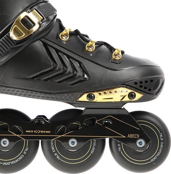 Actual product image Nils Slalom skates Extreme NA20002 black-gold - 41 (41)
