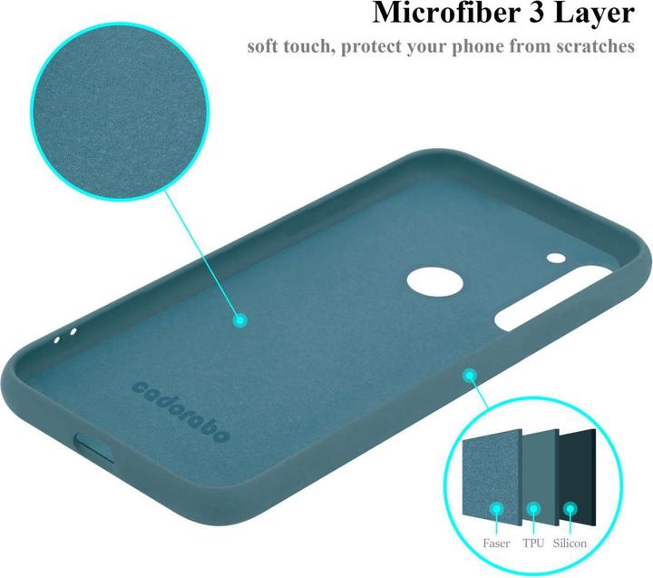 Produktbild Cadorabo Hülle für Motorola MOTO G8 TPU im Liquid Case Design (Motorola Moto G8)