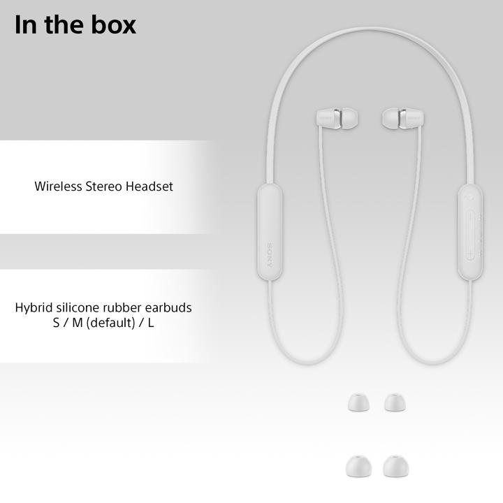 Actual product image Sony WI-C100 (25 h, Wireless)
