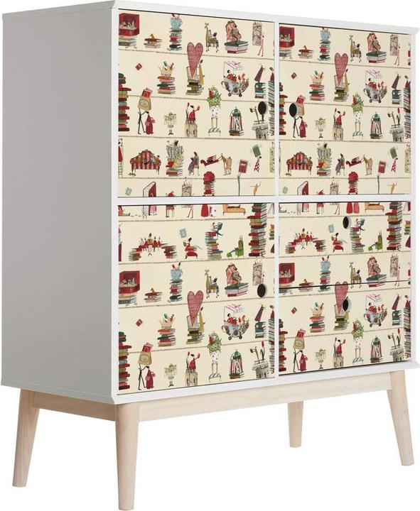 Image du produit Trenddeko Les rats de bibliothèque (100 x 2 cm)