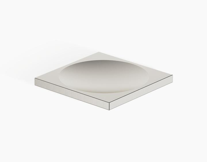 Platin gebürstet