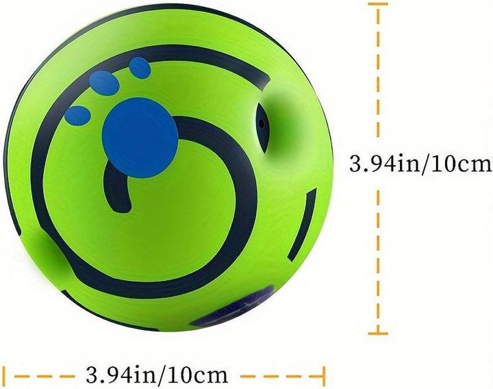 Produktbild Alopini 1 Stück Pet Voice Ball Toy, Hund IQ Training Ball Toy, ohne Batterie (Ballspielzeug Hund)
