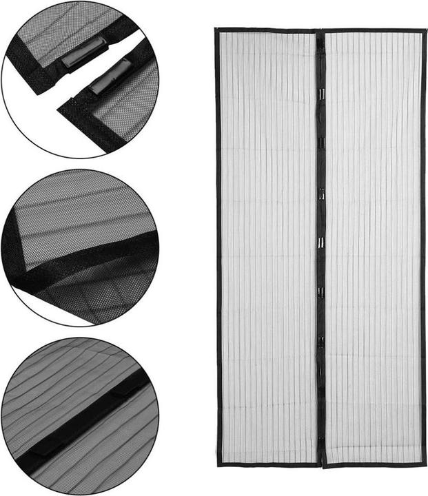 Produktbild JTI Fliegengittertür mit Magnetverschluss (100 x 210 cm)