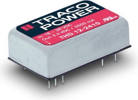 Produktbild TracoPower DC/DC-Wandler 18... 36V 12V 1A 12W