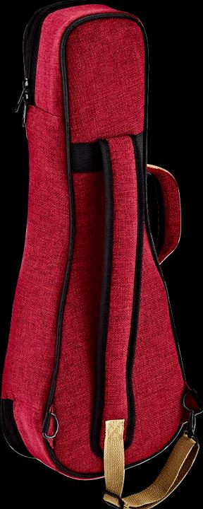 Actual product image Ortega Ukulele Soft Case Soprano - Bordeaux (Ukelele)