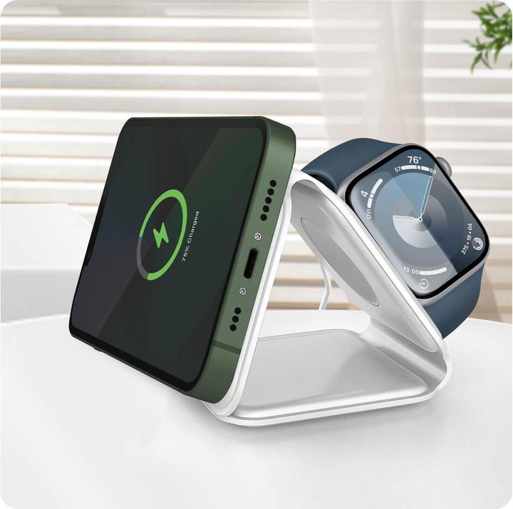Produktbild Moxie 3-in-1 MagSafe 15W Ladestation (15 W)