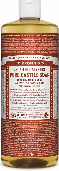 Dr. Bronner's 18-IN-1 Eucalyptus (Savon liquide, 945 ml)