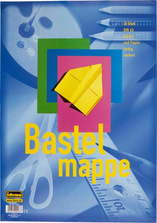 Productafbeelding Idena Knutselpapier A3 karton/papier 20Sp. ass. (20 x)