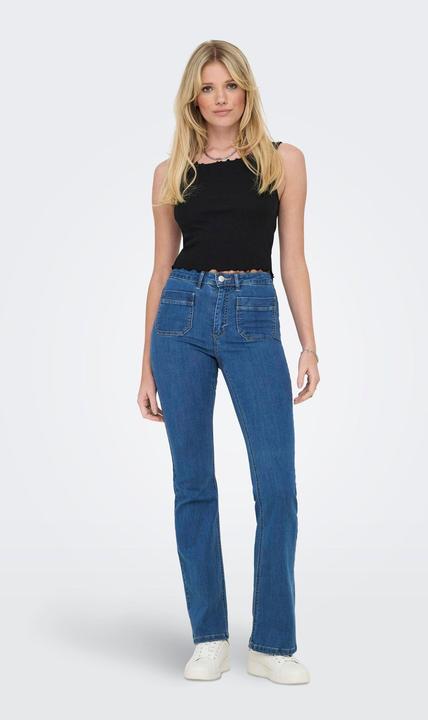 Actual product image Only ONLWAUW Hohe Taille Ausgestellt Jeans Flared fit jeans (32)