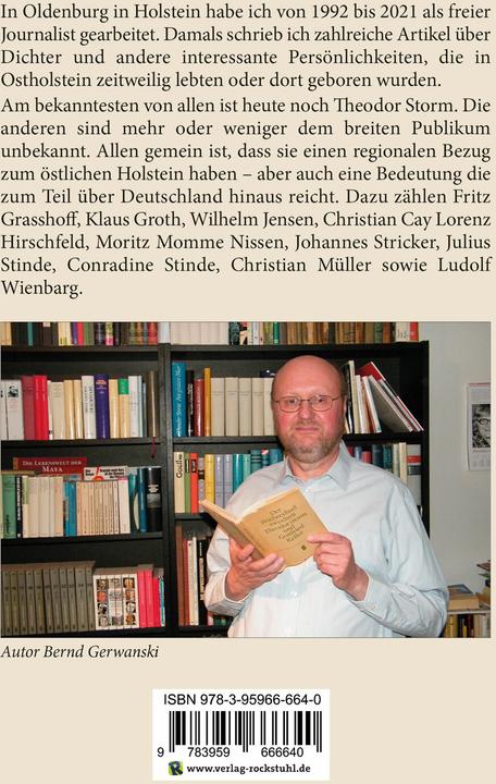 Image du produit Theodor Storm und andere Persönlichkeiten in Ostholstein und auf Fehmarn (Allemand, Bernd Gerwanski, 2022)