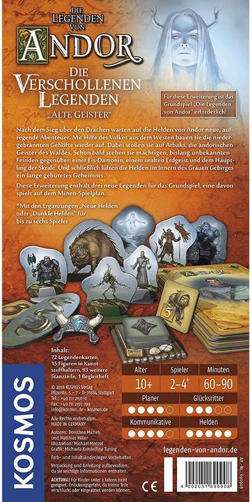 Produktbild Kosmos Spiel Andor ver. Legenden Erw. (Deutsch)