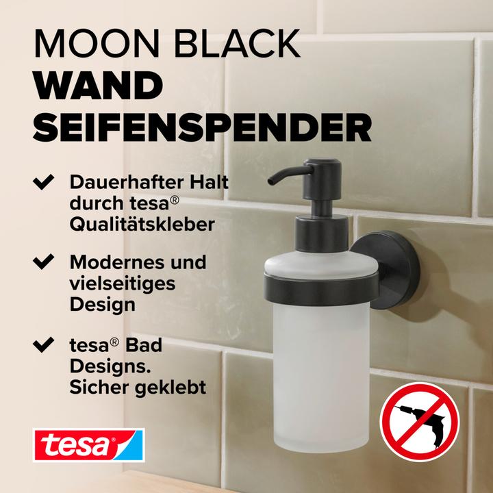 Actual product image tesa MOON BLACK Soap Dispenser