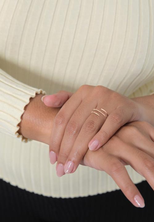 Image du produit Elli Geo, Twisted, anneau d'enroulement (58, Argent 925)