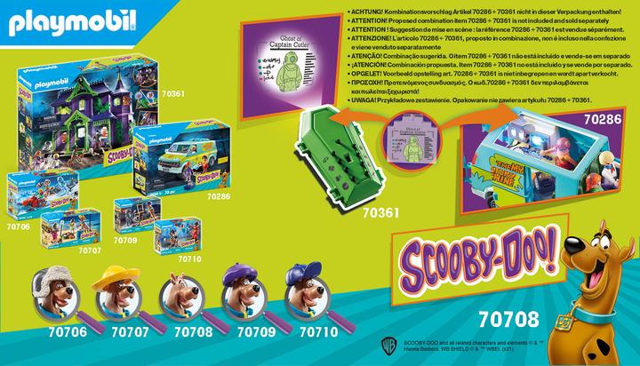 Image du produit Playmobil Aventures avec le fantôme du capitaine Cutler (70708, Playmobil Scooby-Doo)