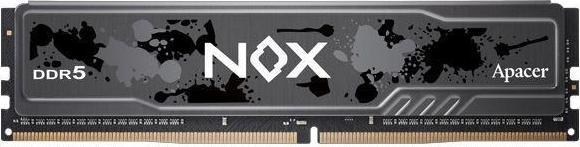 Actual product image Apacer Memory DDR5 NOX 64 GB (2 x 32 GB) 5600 MHz CL40 1.25 V (2 x 32GB, 5600 MHz, DDR5 RAM, FB-DIMM)