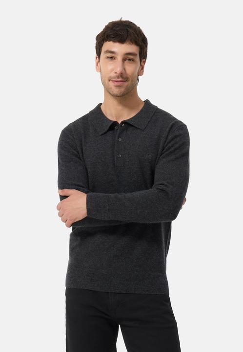 Produktbild Cash-Mere Kaschmir Poloshirt Langarm (M)