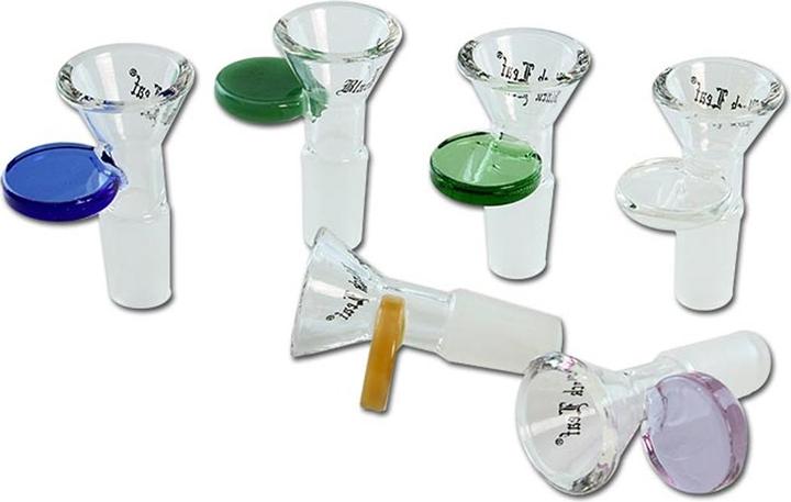 Image du produit Black Leaf Jeu de têtes en verre NS14