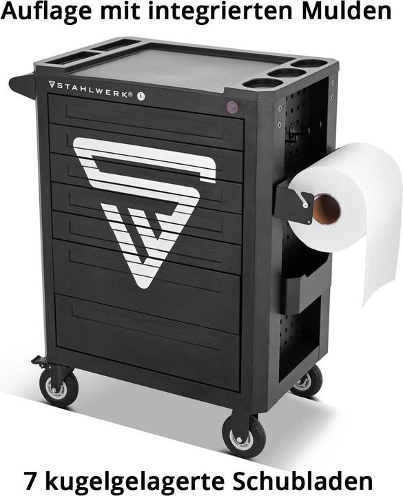 Actual product image Stahlwerk SHARK workshop trolley Tool trolley Assembly trolley 235 tools CrV (160 x)