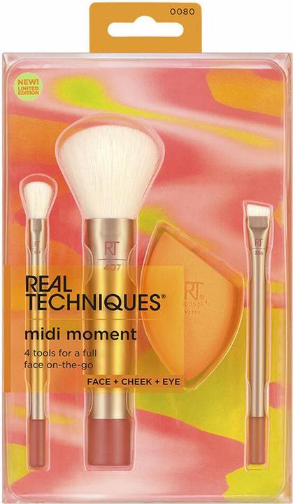 Actual product image Real Techniques Midi Moment Brush + Sponge Set (Set)