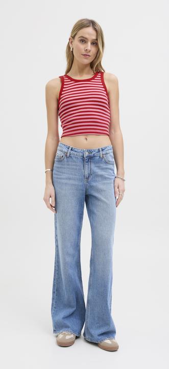 Produktbild JJXX Jxfallon Str Sl Stripe Rib Top Jrs Sn (S)