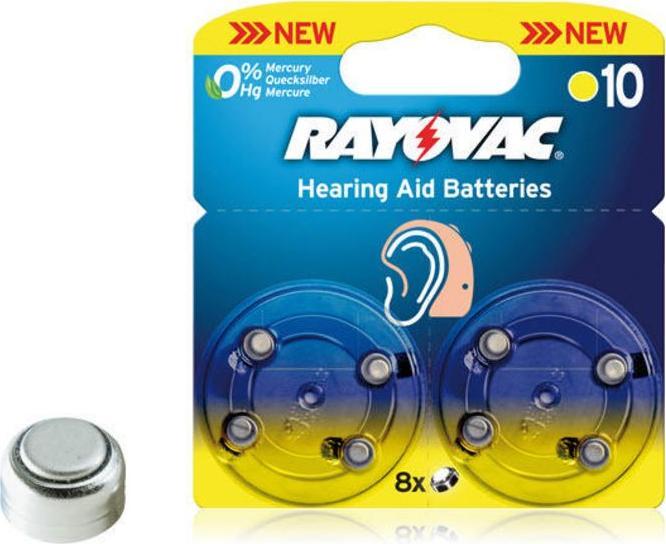 Produktbild Rayovac 10 (8 Stk., A10, 105 mAh)