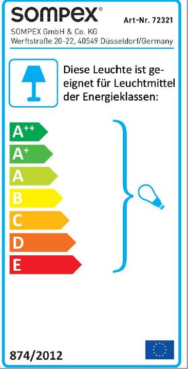 Etichetta energetica Sompex Dome (E27)
