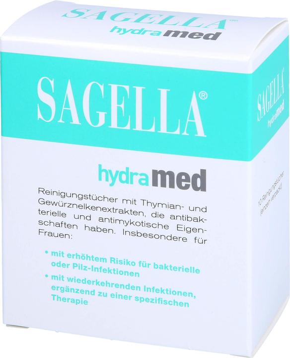 Sagella hydramed, 10 St TUE (Intimtücher)