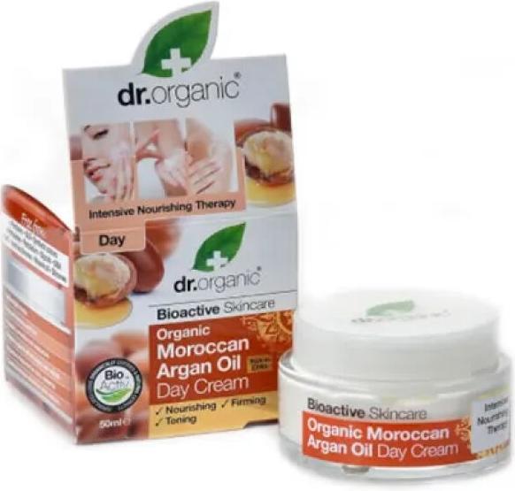 Actual product image Dr. Organic Dr Organic Moroccan Argan Oil Day Cream 50ml (50 ml, Day cream)