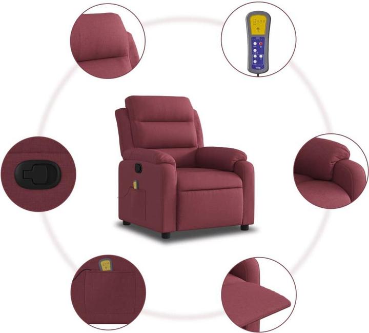 Produktbild VidaXL Massagesessel Stoff