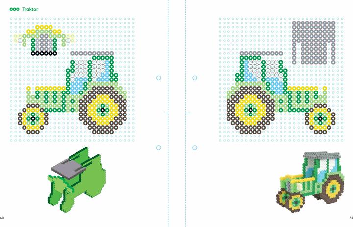 Produktbild Mein buntes Vorlagenbuch Bügelperlen 3D-Motive