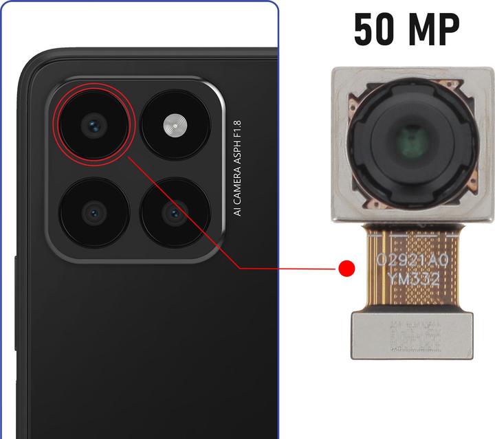 Actual product image Relife Rear camera for Honor 70 Lite, Honor X6 main sensor 50MP (Honor 70 Lite)