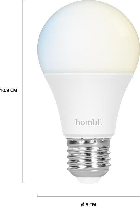 Actual product image Hombli Smart (E27, 9 W, 800 lm, 2 x, F)