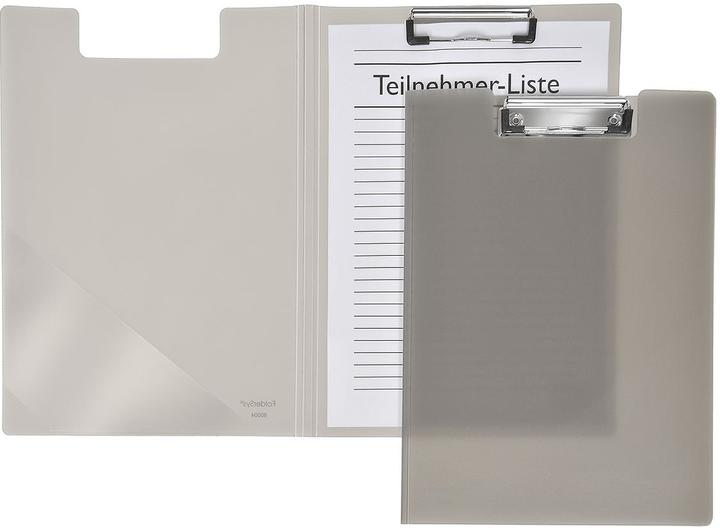 Produktbild Foldersys Klemmbrett-Mappe A4, Klemme mit Kunststoffecken, Dreiecks-Klarsichttasche innen, Farbauswahl, PP