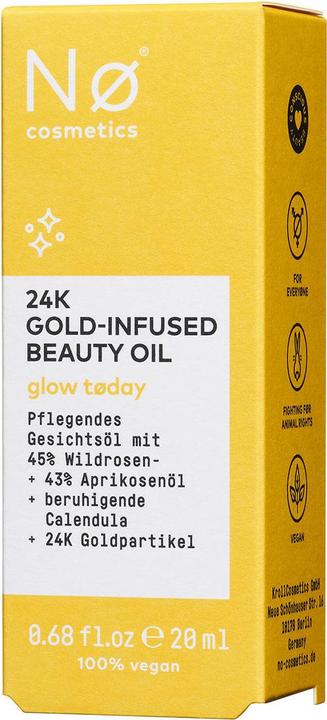 Produktbild Nø Cosmetics glow tøday 24K Gold-Infused Beauty Oil (19 ml)