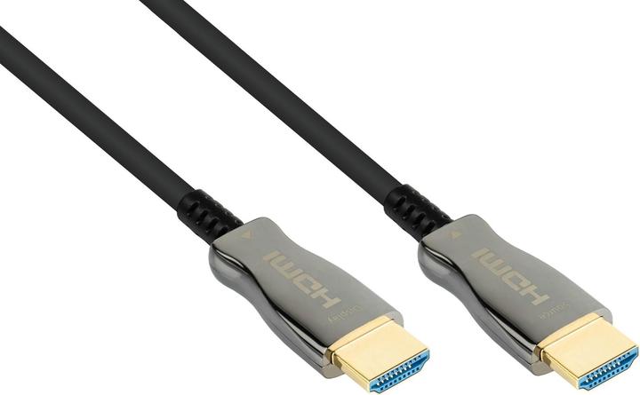 Actual product image Python AOC Hybrid Ultra-High-Speed HDMI 2.1 Cable, 8K @60Hz / 4K @120Hz, 48 GBit/s, black, 20m (20 m, HDMI)