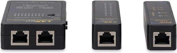 Actual product image equip Cable tester network f. /RJ11/RJ12/BNC cable bw