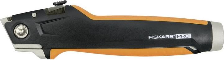 Produktbild Fiskars Universal-Trockenbaumesser, Länge 18,5 cm, Rostfreier Stahl/Kunststoff, Schwarz/Orange, Carb (Cutter)