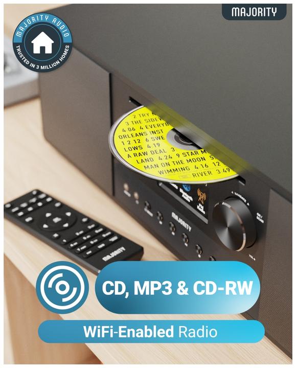 Actual product image Majority Quadriga (DAB+, VHF, Bluetooth, Wi-Fi)