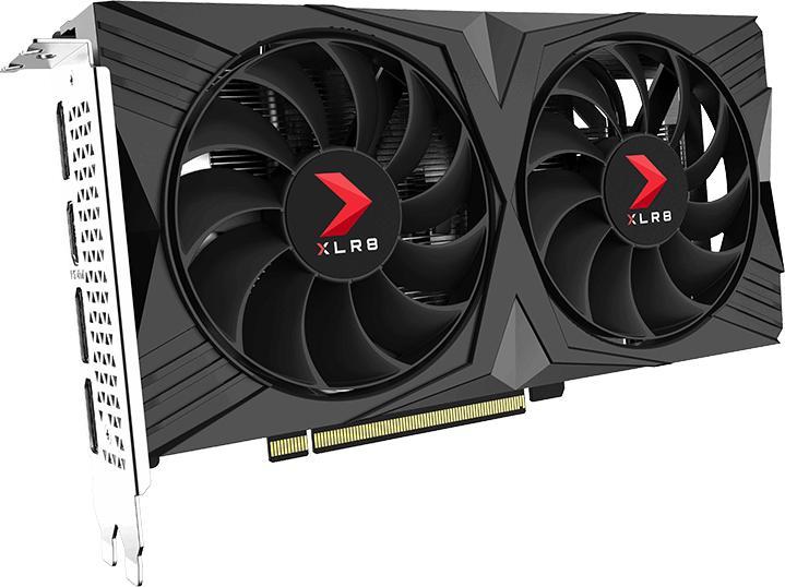 Actual product image PNY RTX4060 VERTO XLR8 Gaming OC 8GB GDDR6 HDMI 3xDP (8 GB)