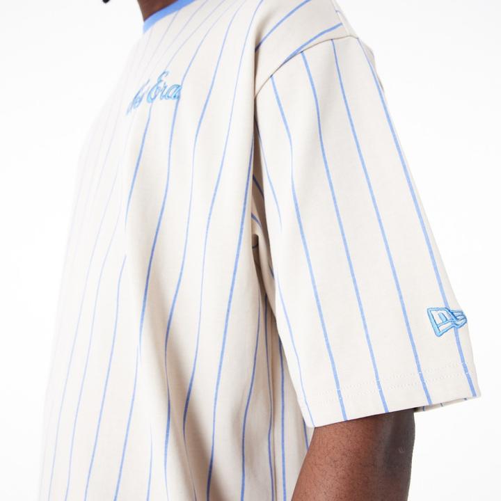 Immagine prodotto New Era Camicia oversize - PINSTRIPE stone beige - S (S)