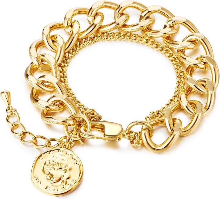 Immagine prodotto Lulu & Jane Lega di metallo da donna in oro giallo - 29323 (18 cm, Lega metallica)