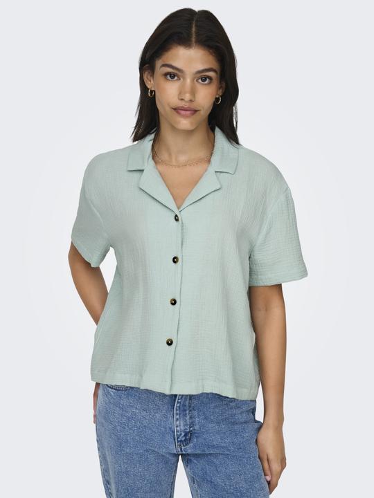 Produktbild JdY Locker geschnitten Resort Kragen Tief angesetzte Schulter Hemd Hemd (XL)