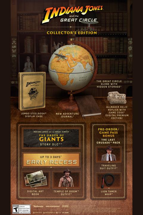 Immagine prodotto Bethesda Indiana Jones and the Great Circle: Collector's Edition (Windows, Xbox Series X, Xbox Serie S, EN)